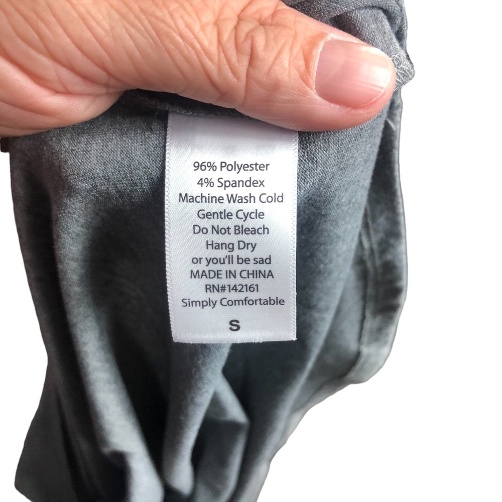 Lularoe Gray Irma T-Shirt NWT size Small - Picture 8 of 10